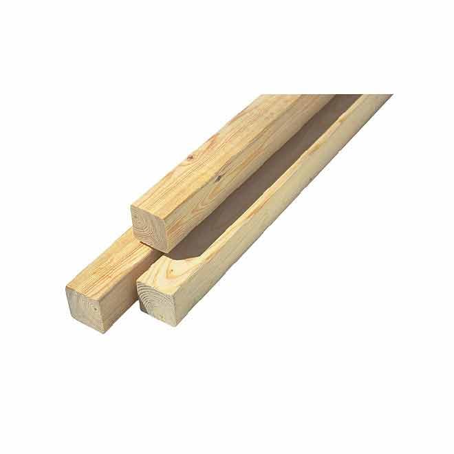 Bois 4x4x16 épinette sec