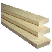 SPF Stud #1 and 2 Framing Lumber - Kiln Dried - Planed on 4 Sides -105 1/4-in L x 6-in W x 2-in T