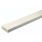 KWP Decorative Exterior Trim Moulding - White - Wood - 12-ft L x 4-in W x 1 1/4-in T