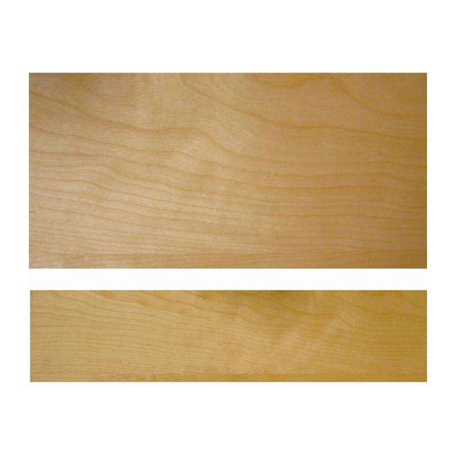 Chidaca Select Grade Stair Riser - Cherry Wood - Natural Finish - 7 1/2-in D x 42-in W x 3/4-in T