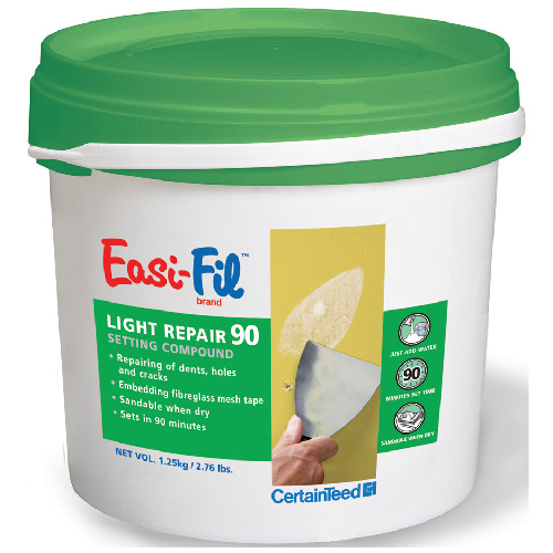 CertainTeed Easi-Fil Light Repair 90 Drywall Compound - 1.25 kg- 50-sq. ft.