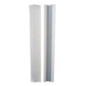 Bailey Drywall Corner Bead  - Paper-Faced Metal - 135-Degree Angle - White