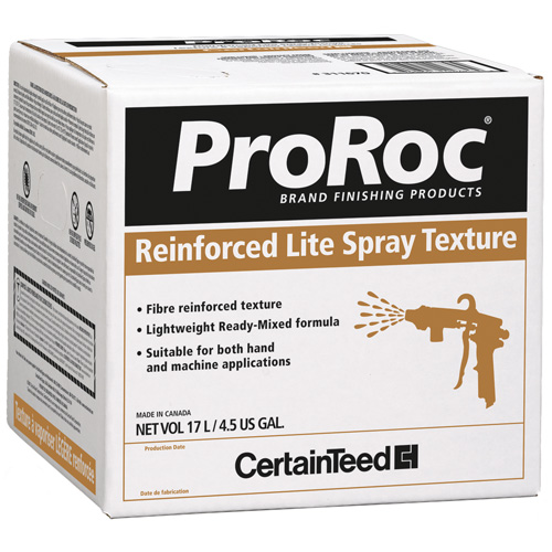 CertainTeed Wall and Ceiling Texture Spray - Water Based - 17 L - Off-White