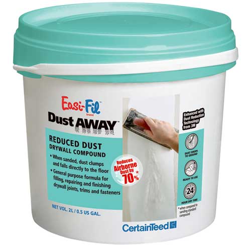CertainTeed Easi-Fil Dust Away Drywall Compound - Premixed - 2 L