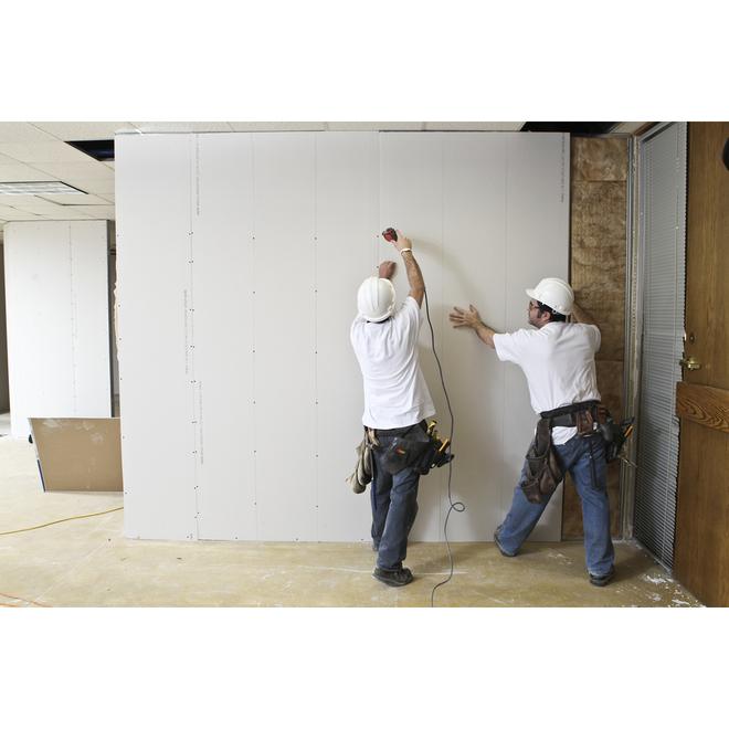 CertainTeed Silent-FX 1/2-in x 4-ft x 8-ft Noise-Reducing Drywall Panel