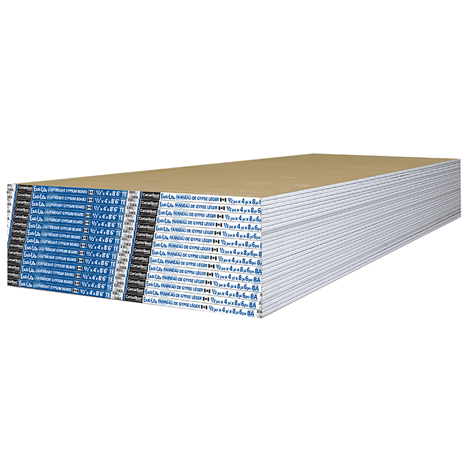 Drywall Panel Easy-Lite - Gypsum - 1/2'' x 4' x 8.6' - White
