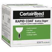 Composé à joint ultra léger Rapid Coat de CertainTeed prémélangé à séchage rapide 17 L, blanc