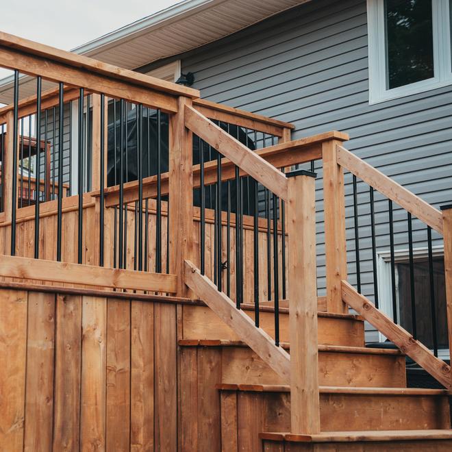 Nuvo Iron 32-in x 3/4-in Black Steel Baluster