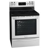 Cuisinière électrique à induction, 5,4 pi³, inox