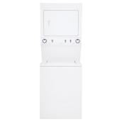 Ensemble superposé laveuse et sécheuse, 4,4 et 5,5 pi³, blanc