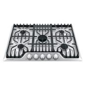 Frigidaire Pro Gas Built-In Cooktop - 30-in - Stainless Steel - 18,200 BTU