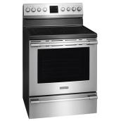 Cuisinière électrique à convection, 6,1 pi³, inox