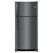 Refrigerator with Custom-Flex™ Door - 18 cu. ft. - Black Steel