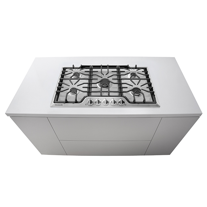 Frigidaire Gallery Gas Cooktop 5 Burners 36in Stainless Steel
