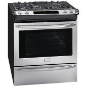 Cuisinière encastrable biénergie à convection, 4,6 pi³, inox