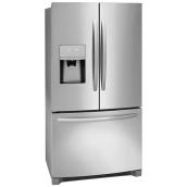 Réfrigérateur à portes françaises, 26,9 pi³, inox