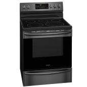Cuisinière électrique à convection, 5,7 pi³, inox noir