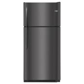 Top Freezer Refrigerator - 18 cu. ft. - Black Stainless Steel