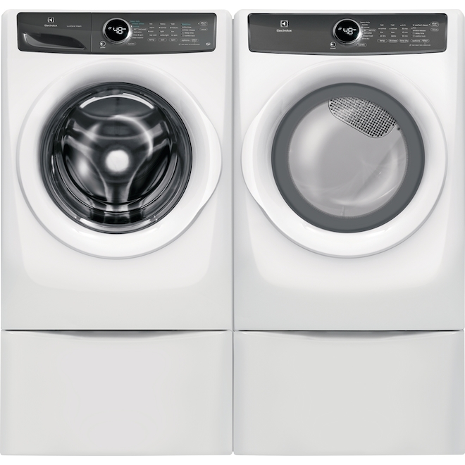 ELECTROLUX Stackable Electric Dryer - Perfect Steam - 8 cu. ft. - White  EFMC427UIW