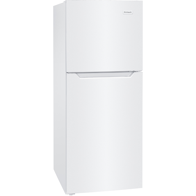 Réfrigérateur à congélateur supérieur Frigidaire 24 po 11,6 pi³ tablettes en verre blanc ENERGY STAR®