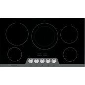 Fits-More(TM) Cooktop - Ceramic Glass - 36" - Stainless Steel