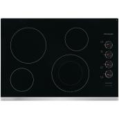 Frigidaire Electric Cooktop - Ceramic Glass - 4 Elements - 30-in - Stainless Steel