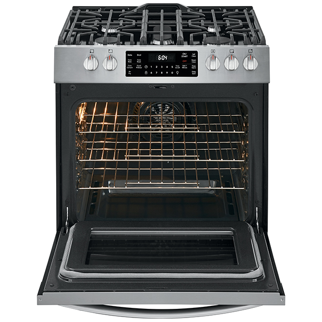 Frigidaire Gallery 5-Burner Gas Range - 30-in - 5.6-cu ft - Stainless Steel