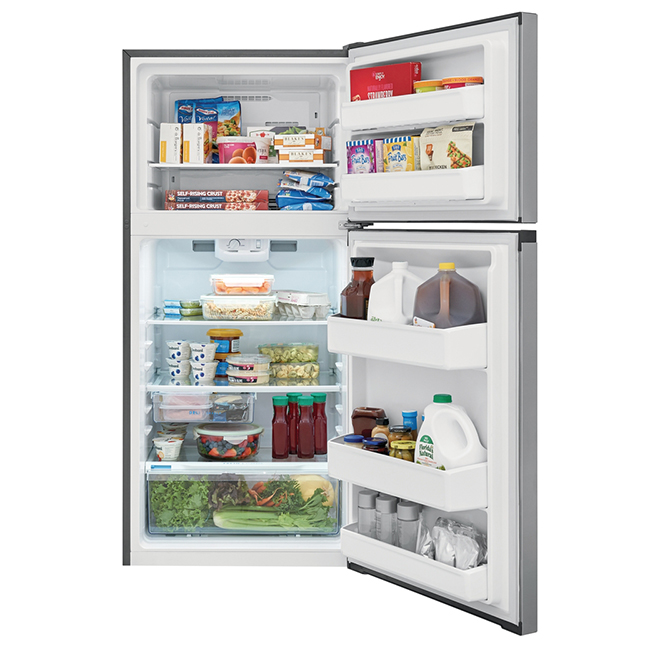 Frigidaire 13 9 Ft³ Top Freezer Refrigerator Eventemp System Brushed