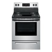Frigidaire Freestanding Stainless Steel Electric Range - 4 Burner Coil Top - CSA Listed - 5.3-cu ft