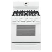 Cuisinière autonome à gaz Frigidaire(MD), 30", 5,0 pi³, blanc