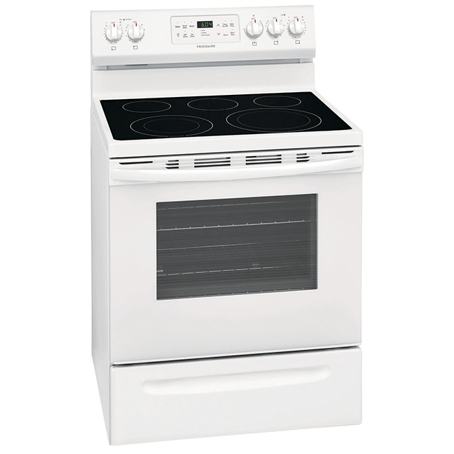 Frigidaire 30" Freestanding Electric Range - 5.4 cu. ft - White