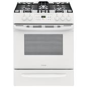 Frigidaire Freestanding Electronic Ignition Gas Range - White - 30-in x 5.0-cu ft