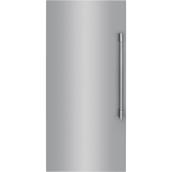 Frigidaire Professional 33-In Upright Freezer Frost Free 18.9-Ft³ Ice Machine Smudge-Free Stainless Steel