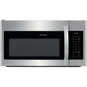 Four à micro-ondes à hotte intégrée, 30", 1,8 pi³, 1000 W, inox