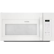 Frigidaire 1.8-Ft³ Over-the-Range Microwave Oven 1000 W 300 PCM Left Swing White