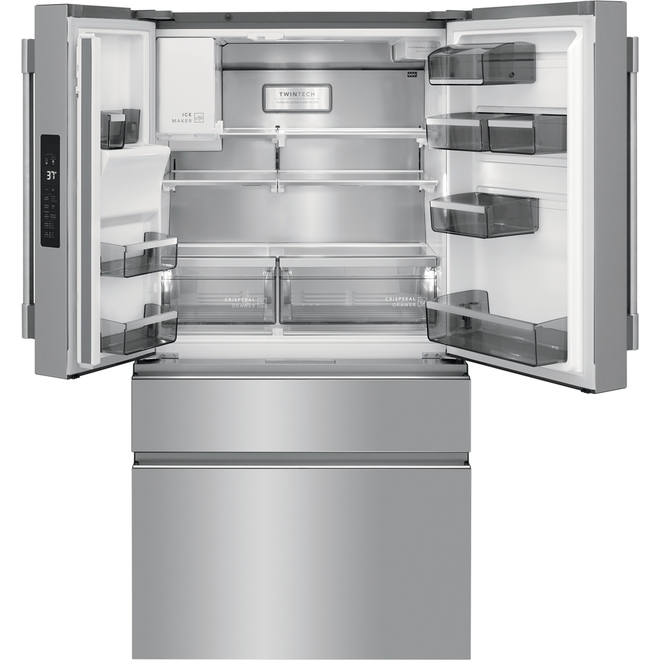 Frigidaire French-Door Refrigerator - Energy Star - 21.8-cu ft - 36-in - Stainless Steel