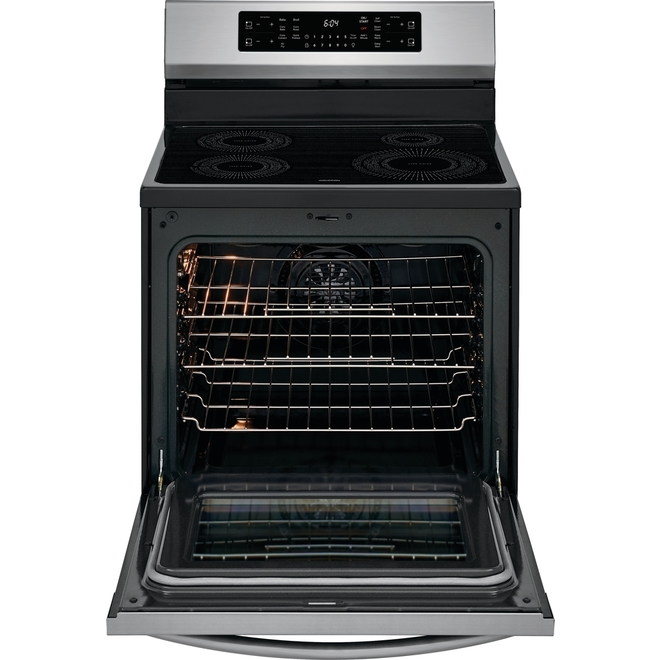 Frigidaire Freestanding Induction Oven with Air Fry - Stainless Steel - 4 Burners - Self Cleaning