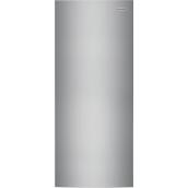 Frigidaire 28-in Upright Freezer Frost Free 15.5-Ft³ Brushed Stainless Steel