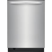 Frigidaire 24-In Built-In Dishwasher 49 dB with EvenDry System Stainless Steel Energy Star