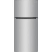 Frigidaire 20-cu ft Top-freezer Refrigerator - Fingerprint Resistant Stainless Steel - 30-in W x 66-in H