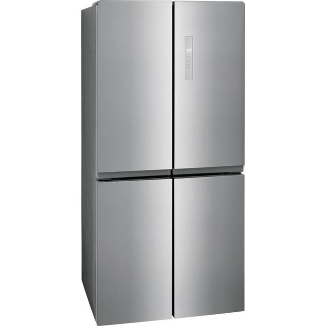 Frigidaire 17.4-cu ft 4-Door Counter-Depth French-Door Refrigerator (Fingerprint-Resistant Stainless Steel)