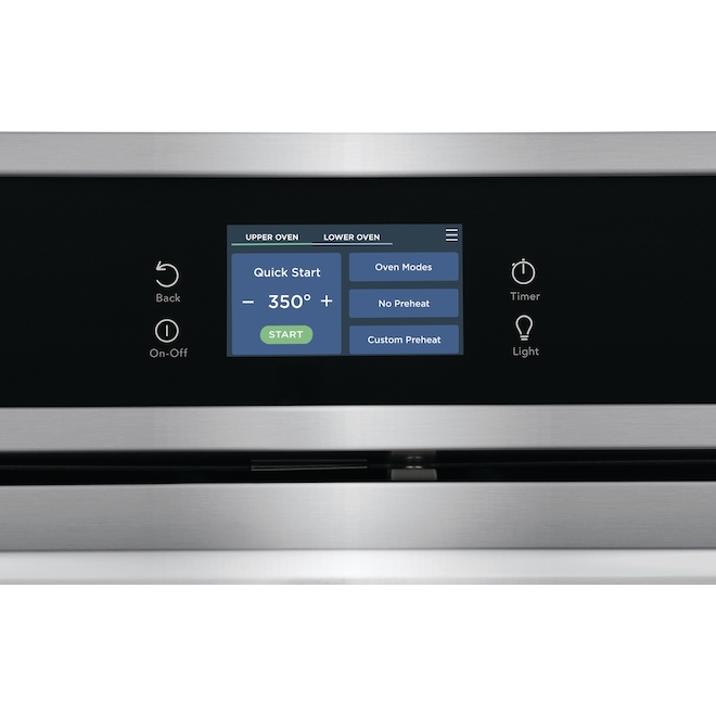 Frigidaire Gallery 30-in Double Electric Wall Oven with Total Convection - Stainless Steel