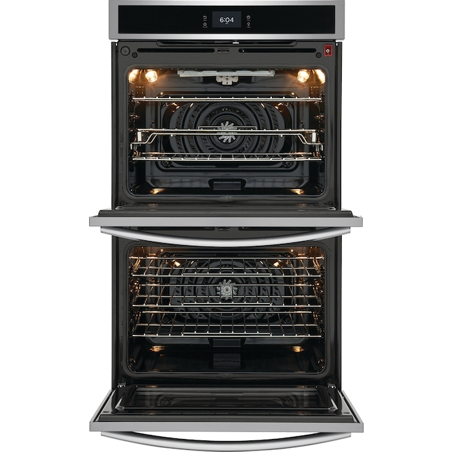 Frigidaire Gallery 30-in Double Electric Wall Oven with Total Convection - Stainless Steel