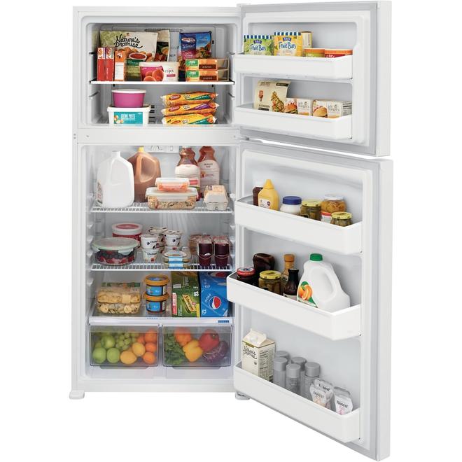 Frigidaire 30-in Top-Freezer Refrigerator Standard Depth 18.3-Ft³ White