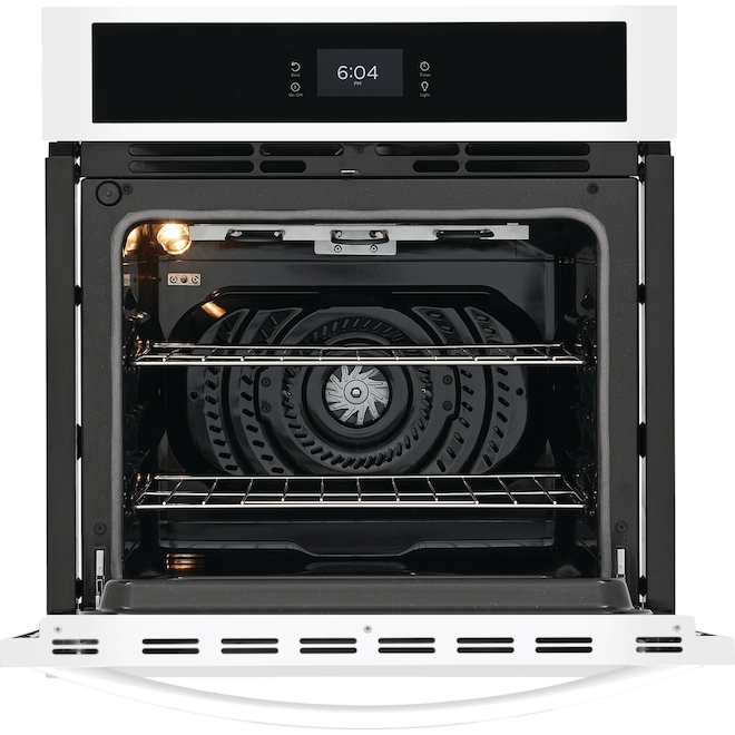 Frigidaire 27-in Single Electric Wall Oven with Fan Convection - White