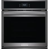 Frigidaire Gallery 27-in Simple Electric Wall Oven with Total Convection - Black Stainless Steel