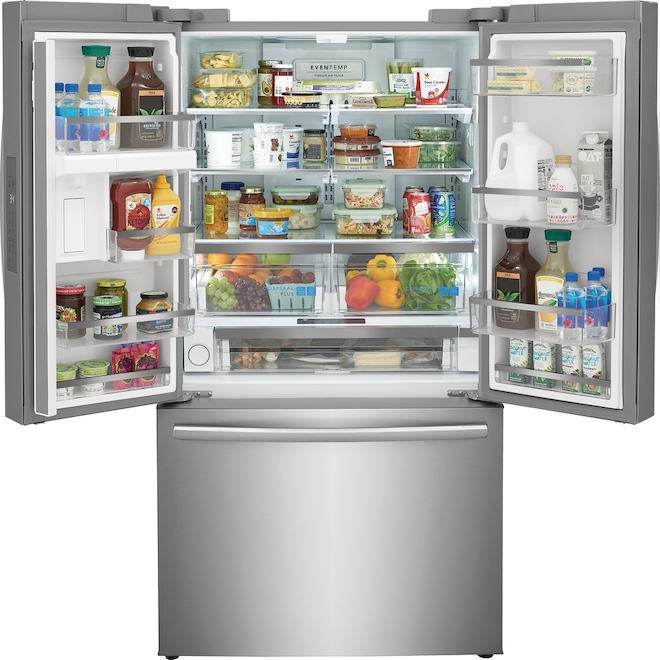 Frigidaire Gallery 23.3-Ft³ French Door Refrigerator Ice Machine Smudge-Free Stainless Steel ENERGY STAR®