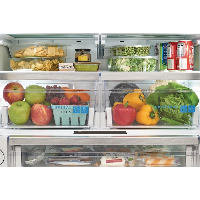 Frigidaire Gallery 28.8-Ft³ French Door Refrigerator Ice Dispenser Smudge-Free Stainless Steel ENERGY STAR®