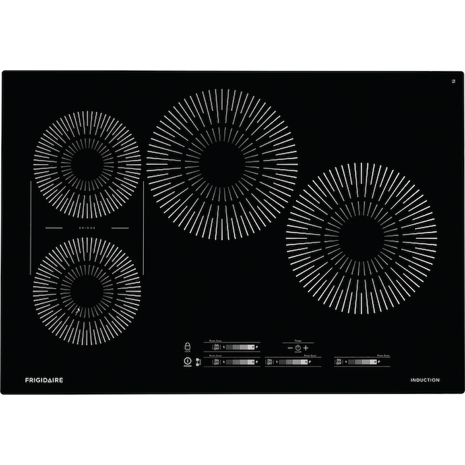 Frigidaire 30-in 4-Element Smooth Surface Induction Cooktop Black