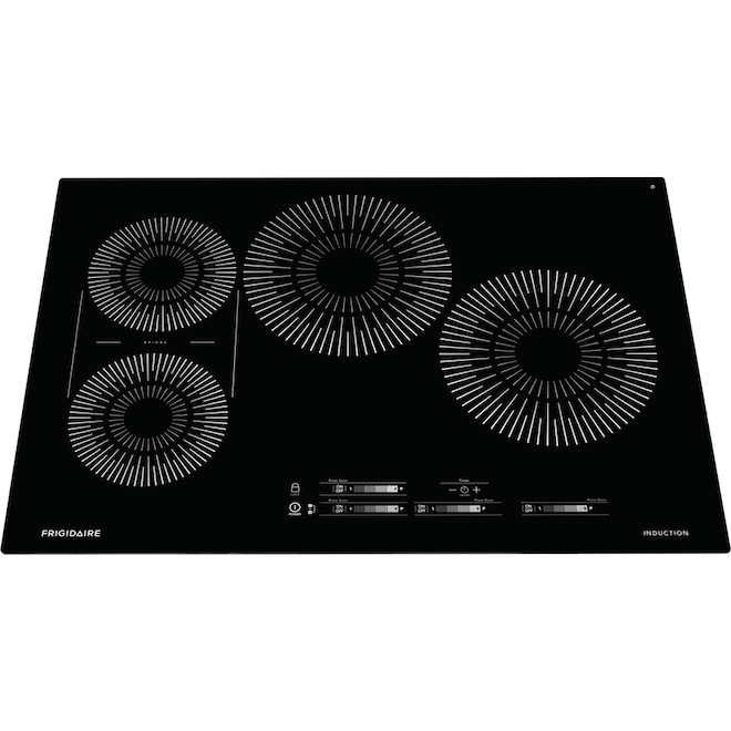 Frigidaire 30-in 4-Element Smooth Surface Induction Cooktop Black